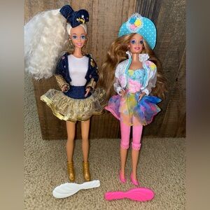 Talking Barbies (fresh batteries) still work